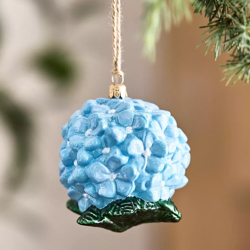 Hydrangea ornament from Anthropologie